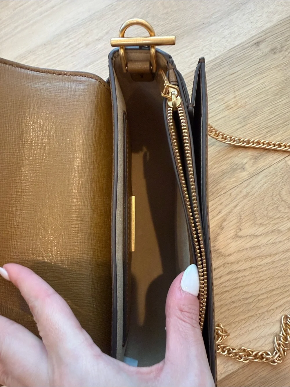 Tory Burch Convertible Shoulder Bag in Brown